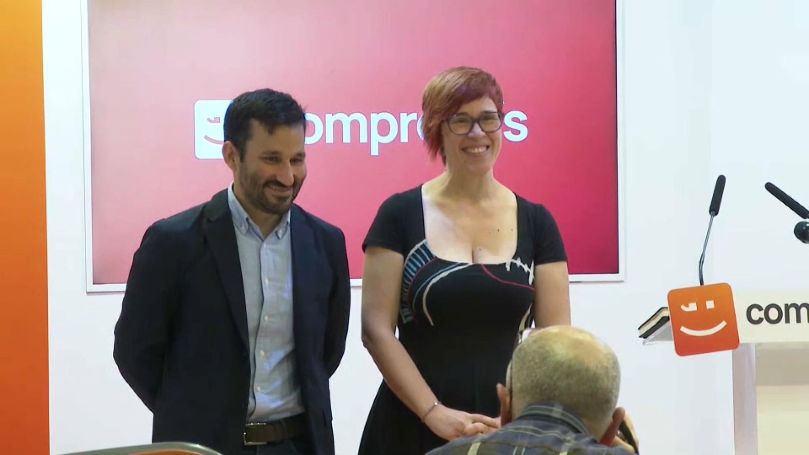 Marzà i Micó, aquest dimecres, abans de la roda de premsa