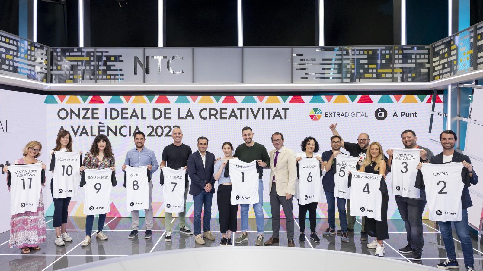 Guanyadors de l’Onze Ideal de les Agències Creatives a València ©Miguel Lorenzo