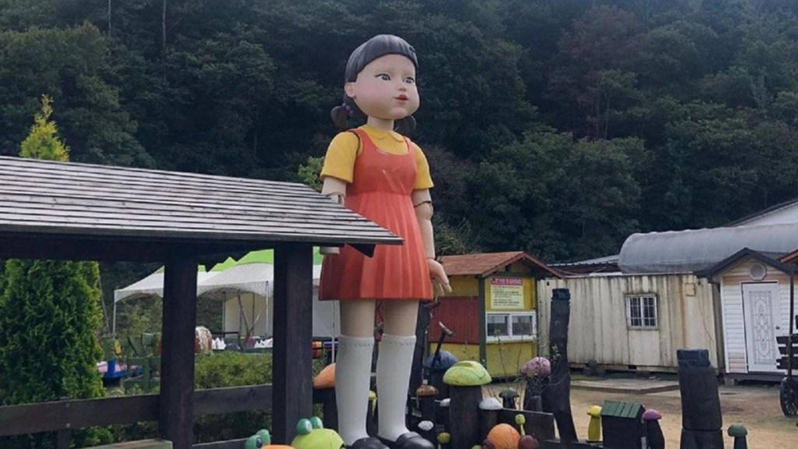 La nina original en el museu Macha Land, a Jincheon Country