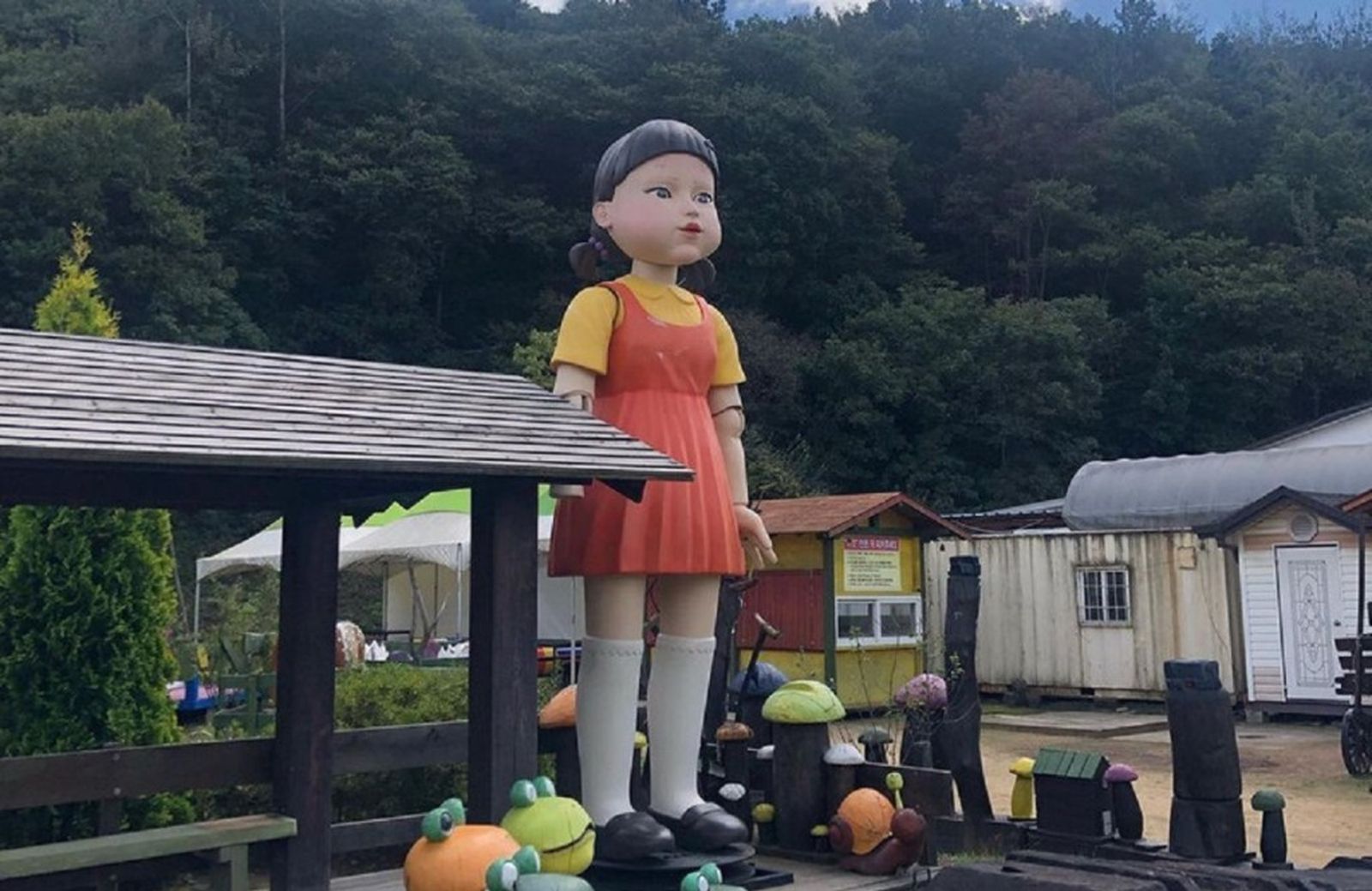 La nina original en el museu Macha Land, a Jincheon Country