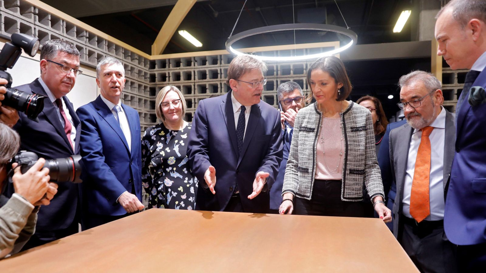 Reyes Maroto, durant la inauguració de Cevisama