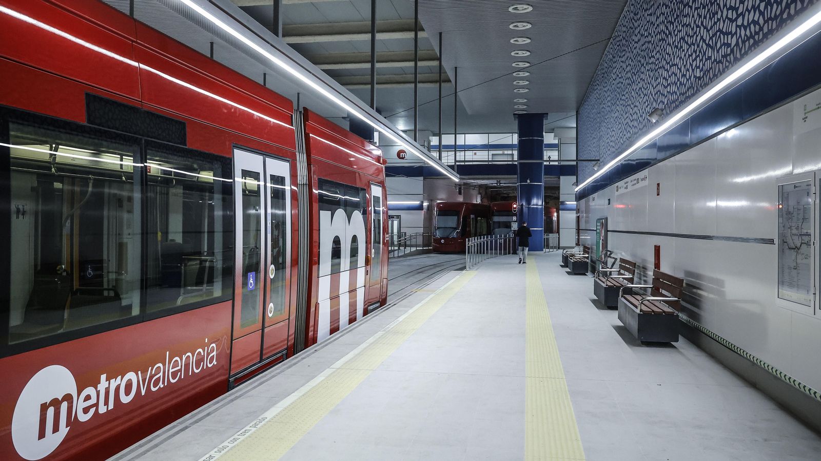 Una imatge del metro a València, en arxiu