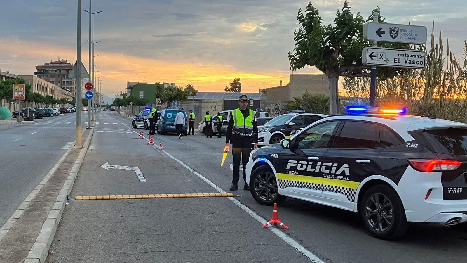 Control de drogues i alcohol de la Polica Local de Vila-real durante estes festes