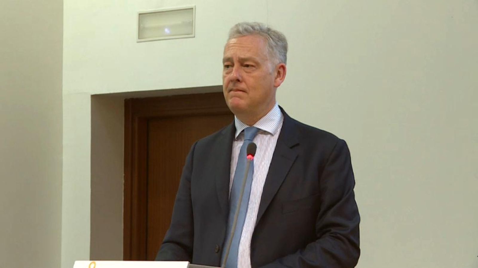 Simon Manley durant la seua intervenció a Forinvest.