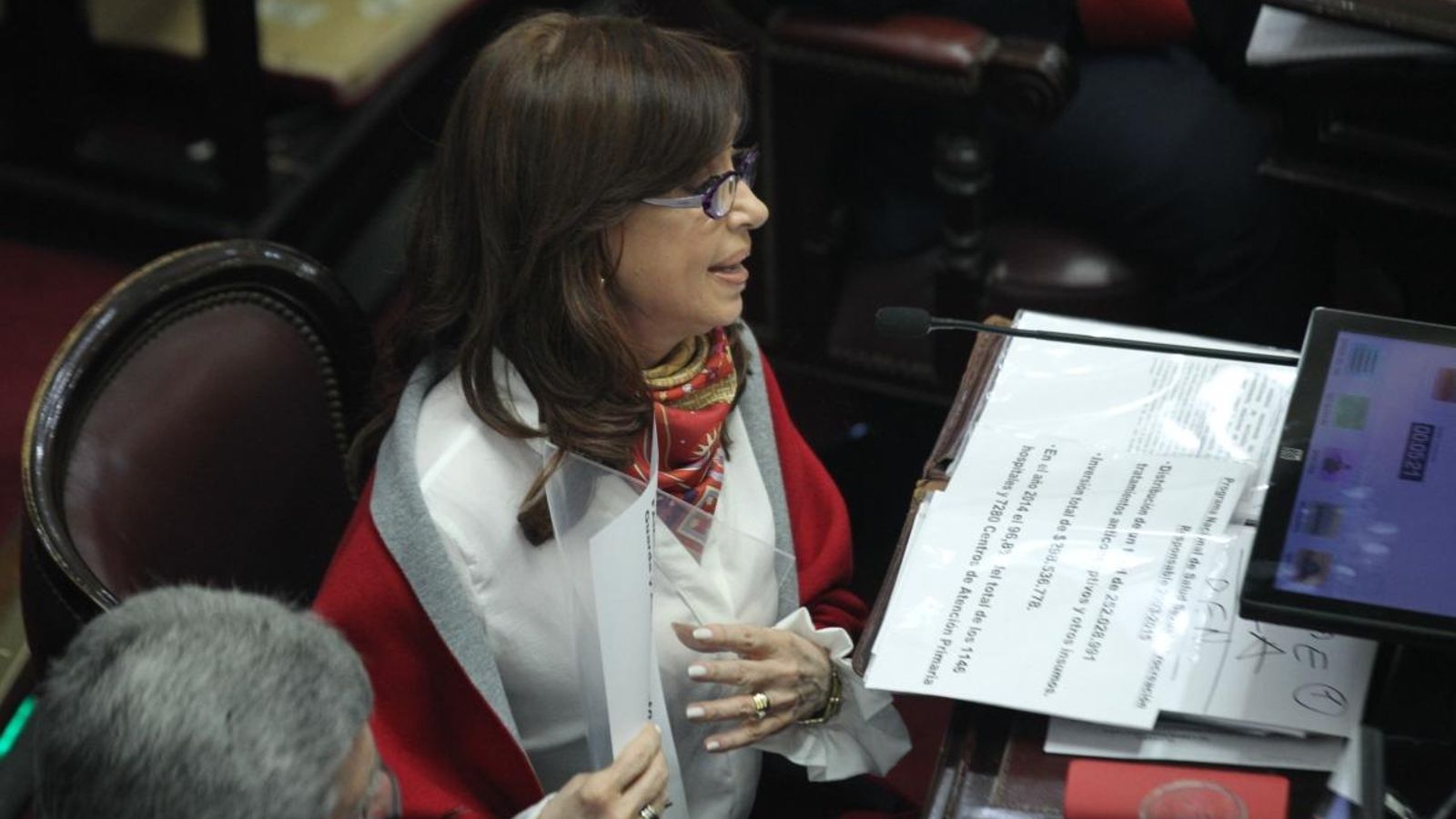 Cristina Fernández de Kirchner en una imatge d'arxiu del passat 9 d'agost de 2018