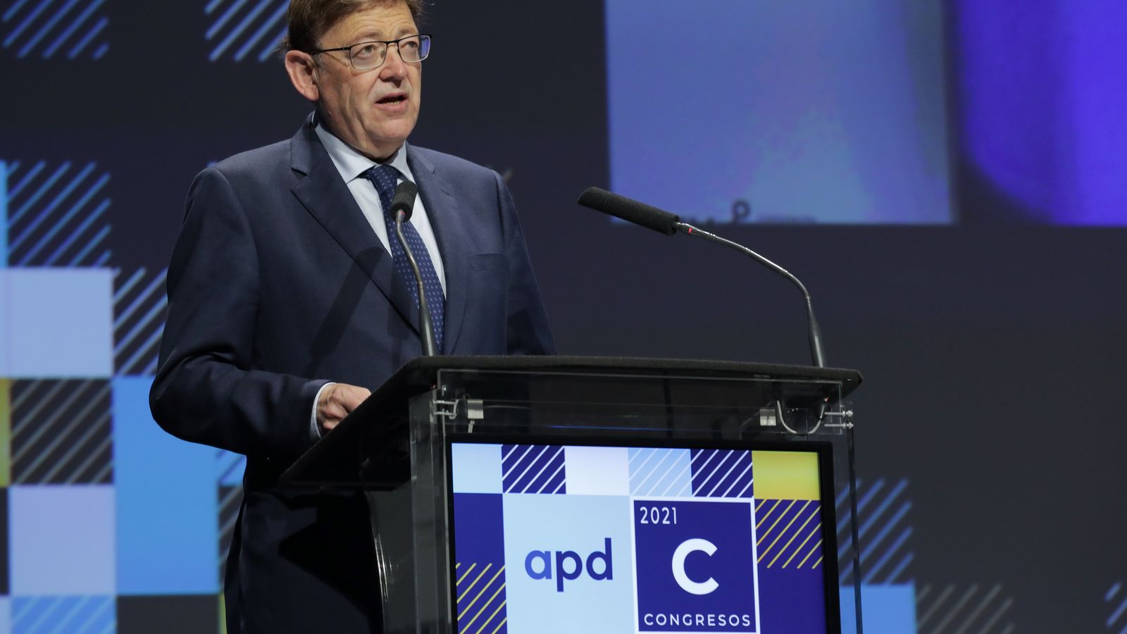 Puig, aquest dimecres, durant la seua intervenció en un encontre de directius