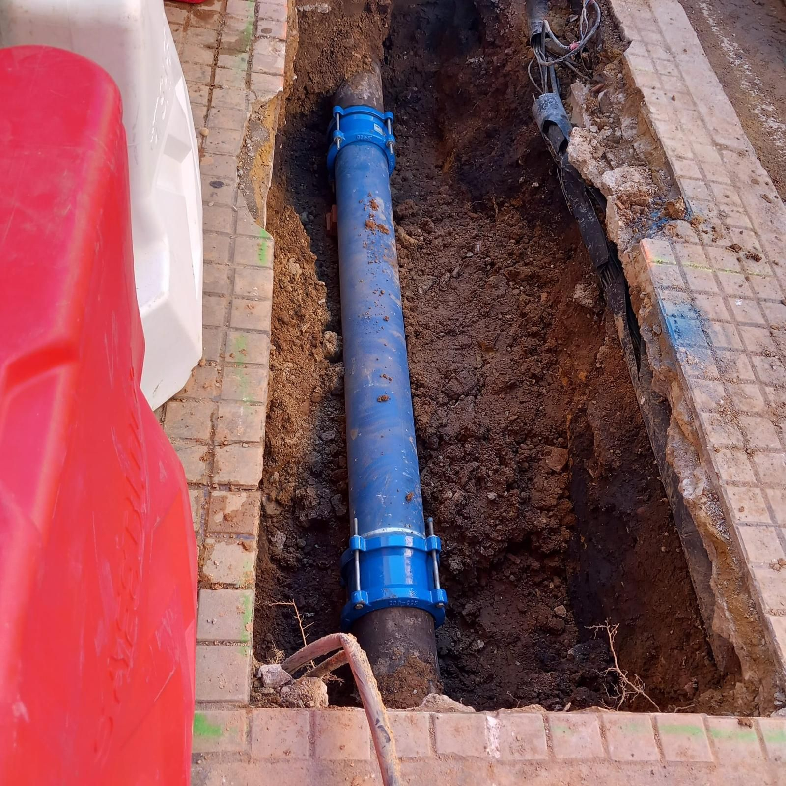 Canonada que ha rebentat este dijous a l'avinguda del Primat Reig de València