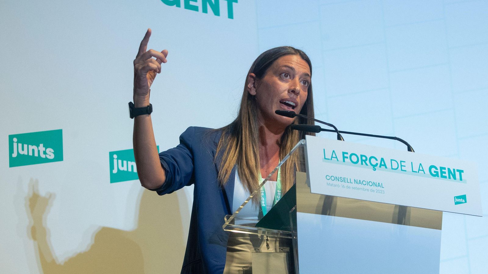 Intervenció de Míriam Nogueras al Consell Nacional de Junts per Cat