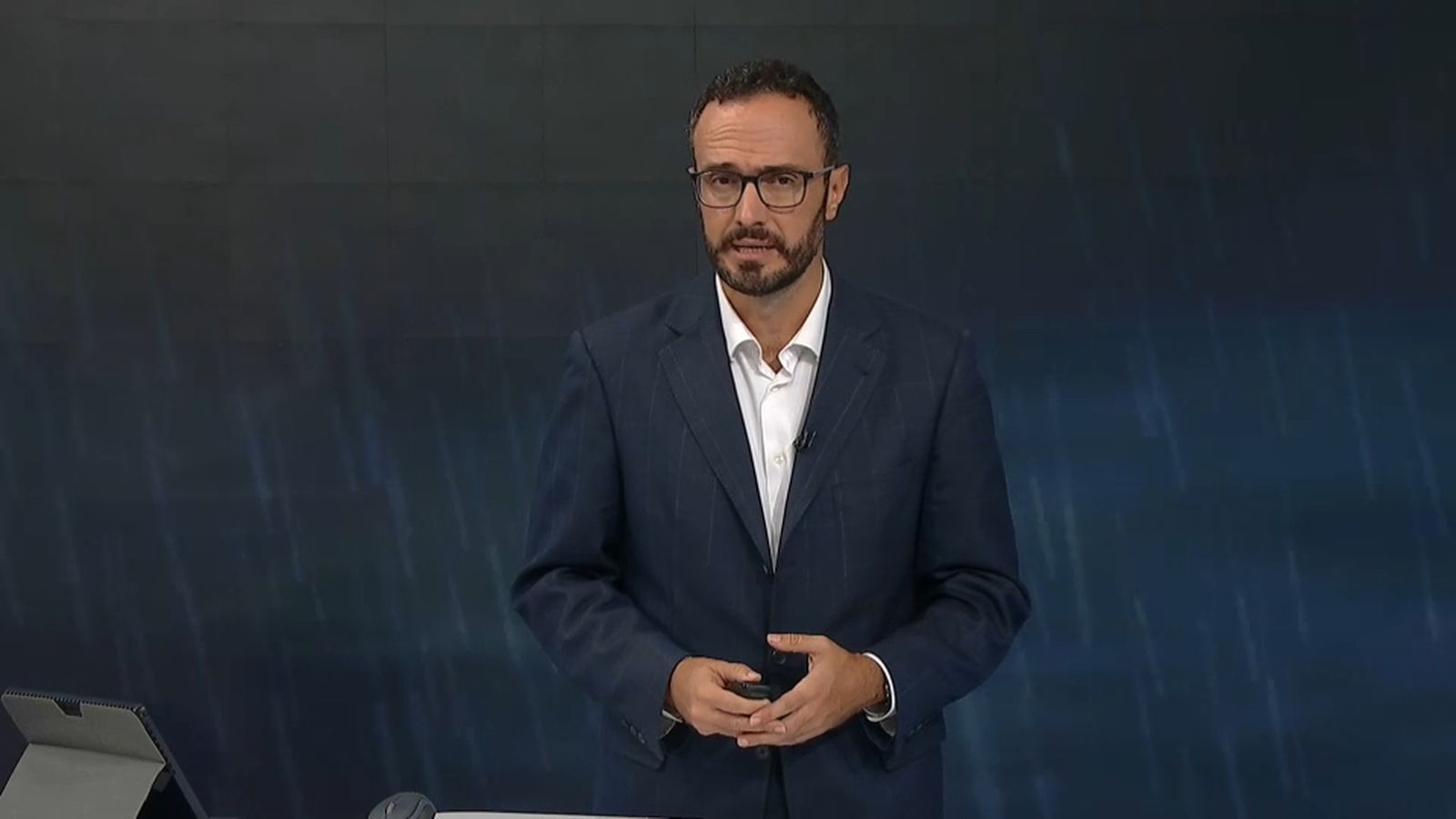 Gustavo Clemente en l'Especial Informatiu  sobre les pluges