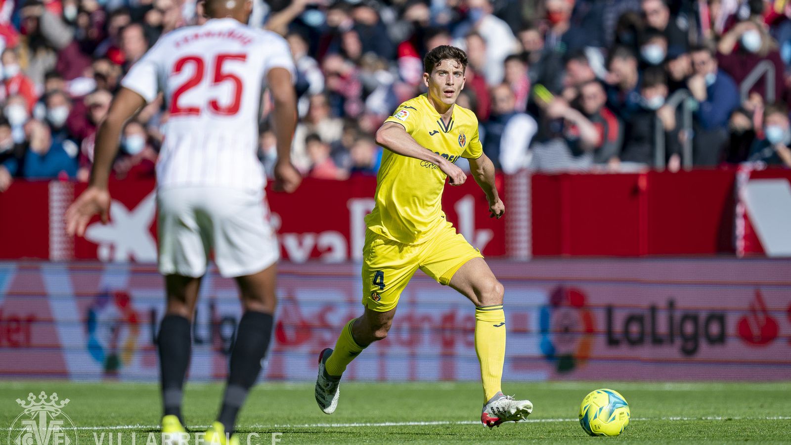 El jugador del Vila-real, Pau Torres