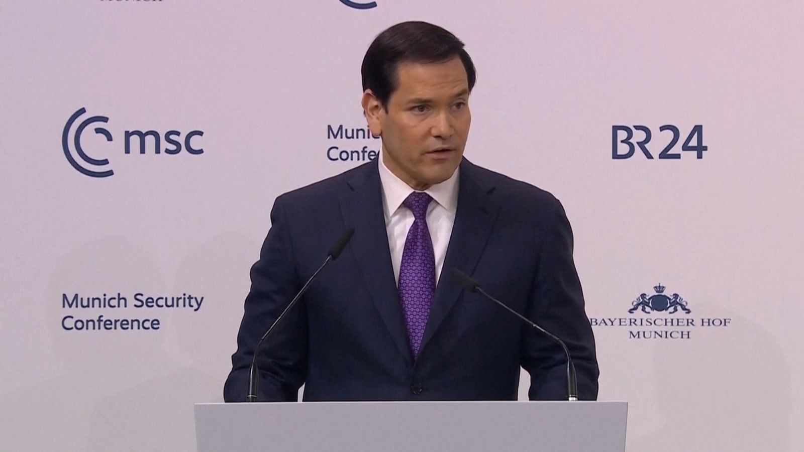 Marco Rubio, en la Conferència de Seguretat de Múnic