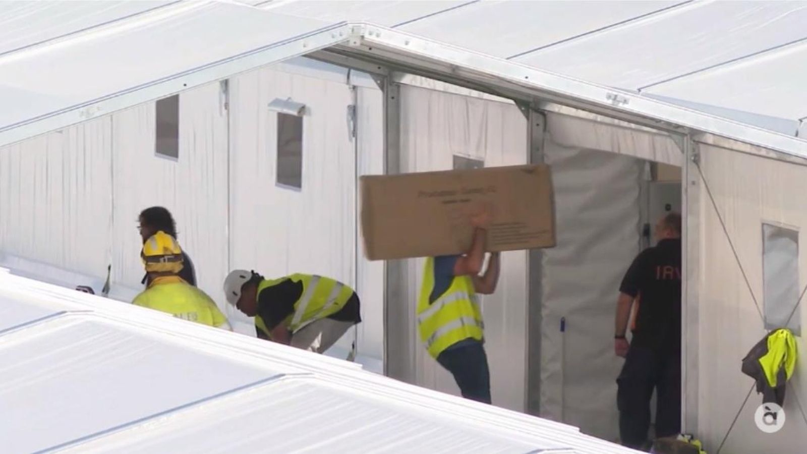 Obres dels hospitals de campanya