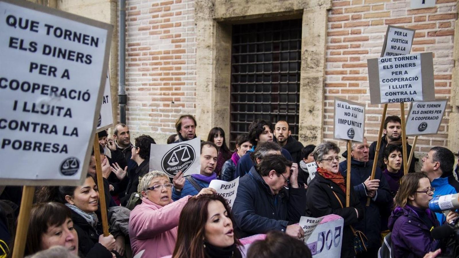 Inici del judici de la primera peça del cas Blasco en una imatge d’arxiu