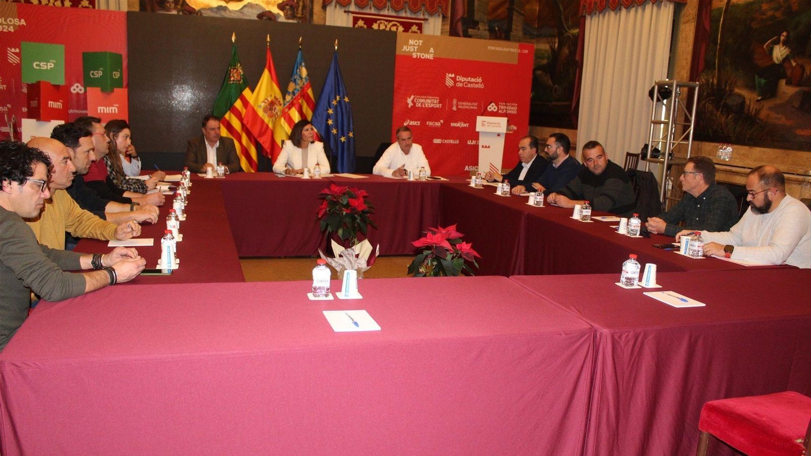 Reunió entre la Diputació de Castelló i tots els agents afectats pel tancament de la planta de tractament de Purins de la Todolella