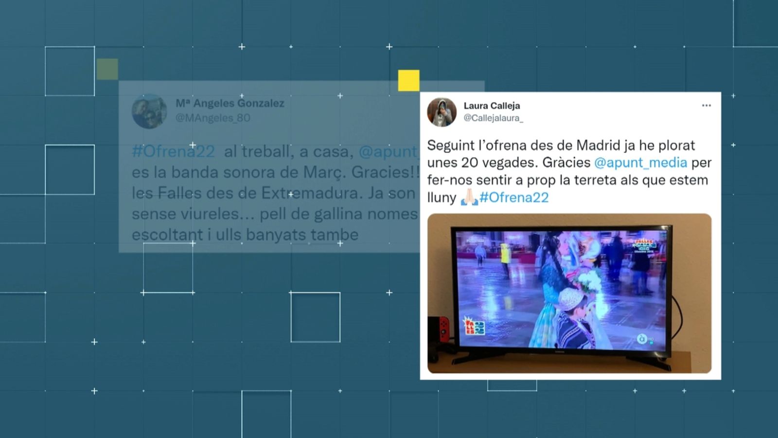 Els espectadors d'À Punt conten com han seguit les Falles