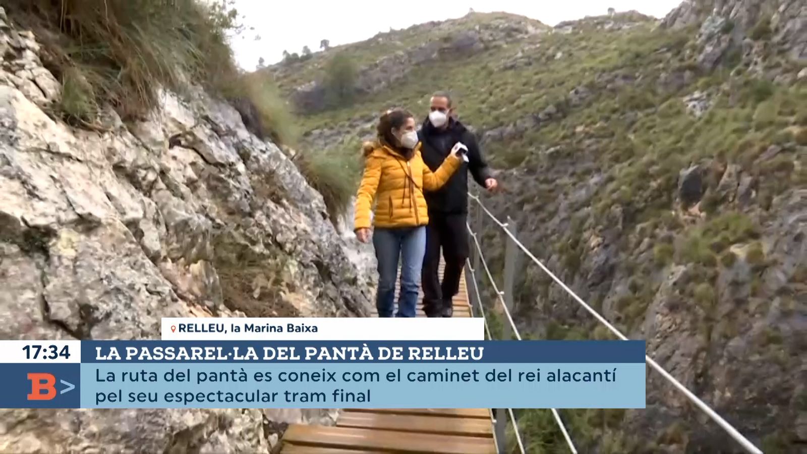 22.03.2022 | La passarel·la del pantà de Relleu