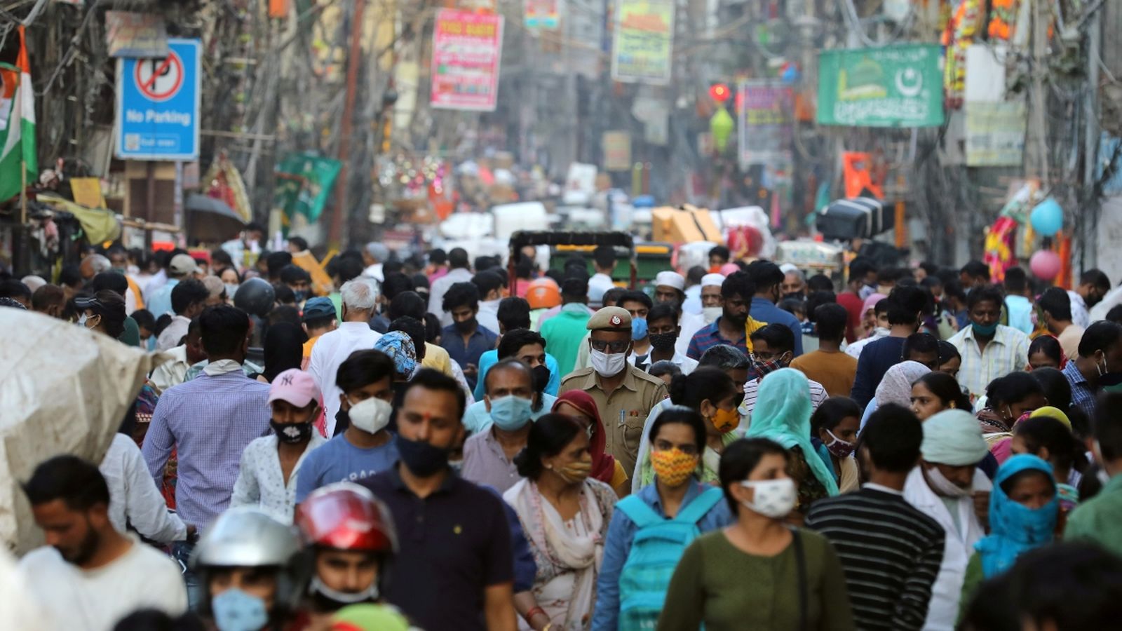 Un mercat de Nova Delhi