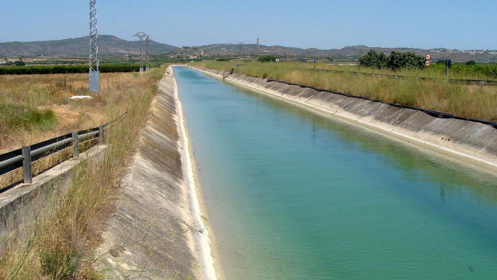 Imatge d'arxiu del canal Xúquer-Túria