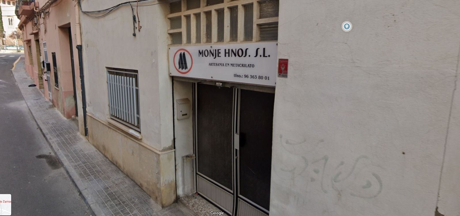 Instal·lacions de l'empresa on s'ha registrat l'incendi