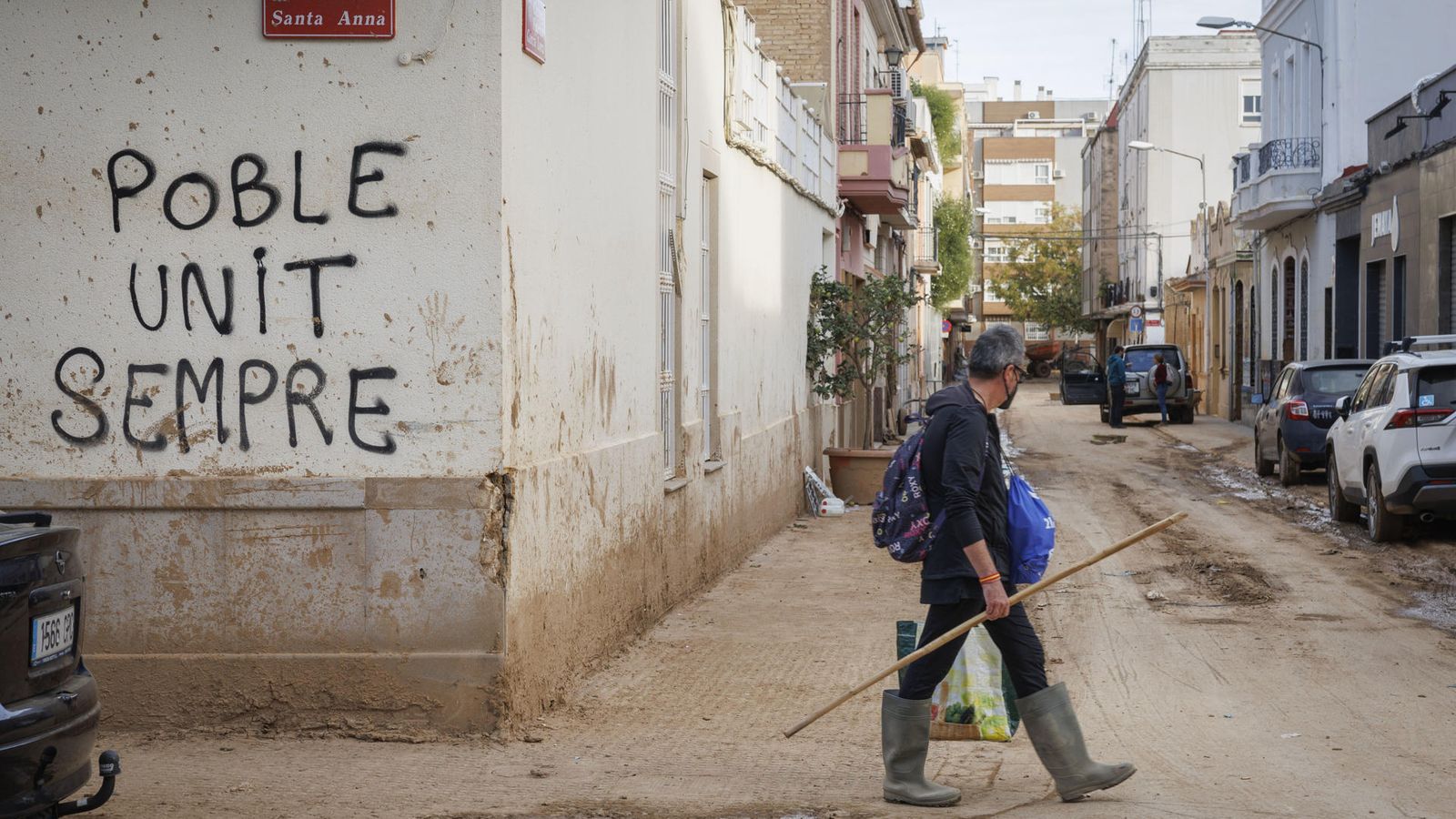 Un carrer de Paiporta, este divendres 22 de novembre