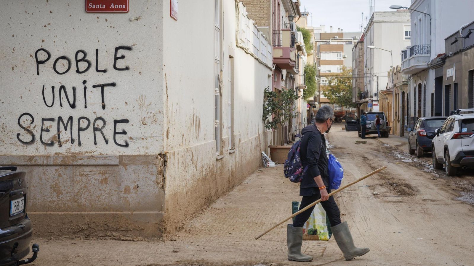 Un carrer de Paiporta, este divendres, 22 de novembre Un carrer de Paiporta, este divendres 22 de novembre