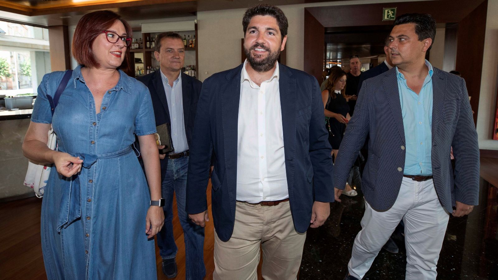 Fernando López Miras i Isabel Franco, en una imatge d'arxiu