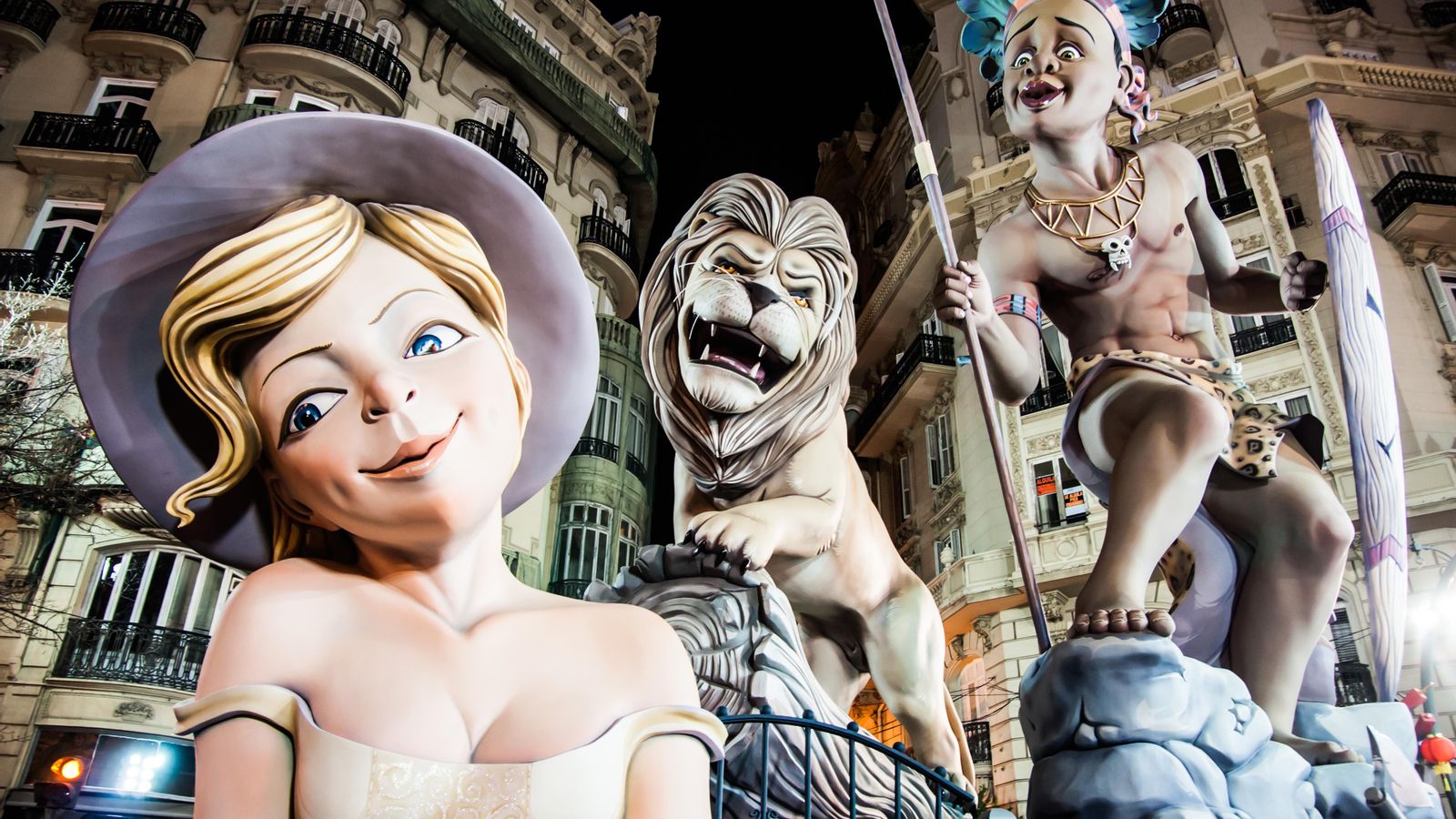 Imatge d'arxiu d'unan falla a València