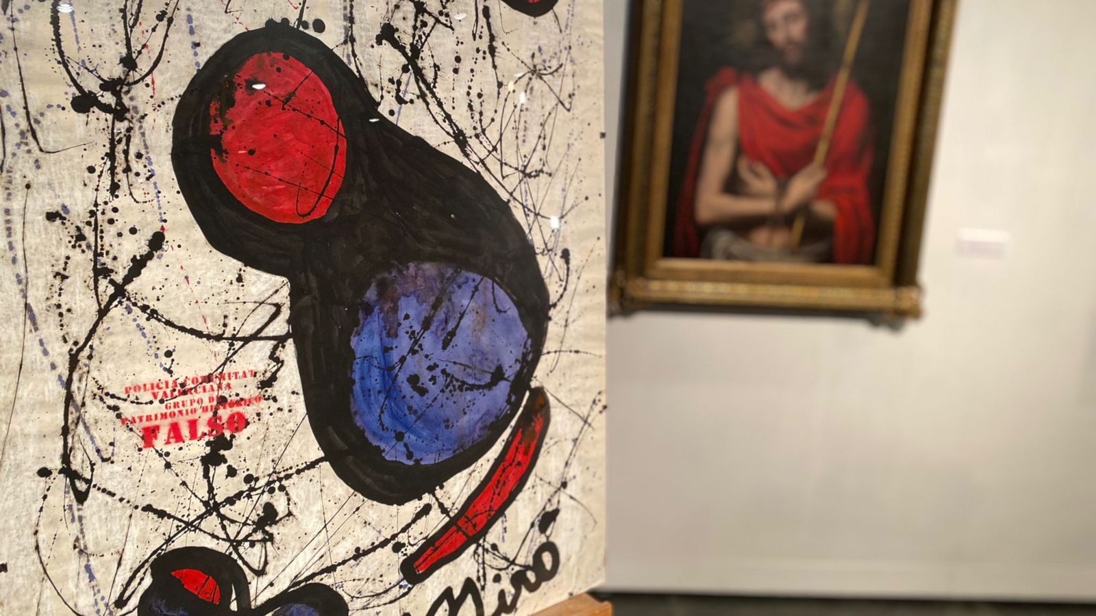 Quadres falsos intervinguts per la Policia de la Generalitat