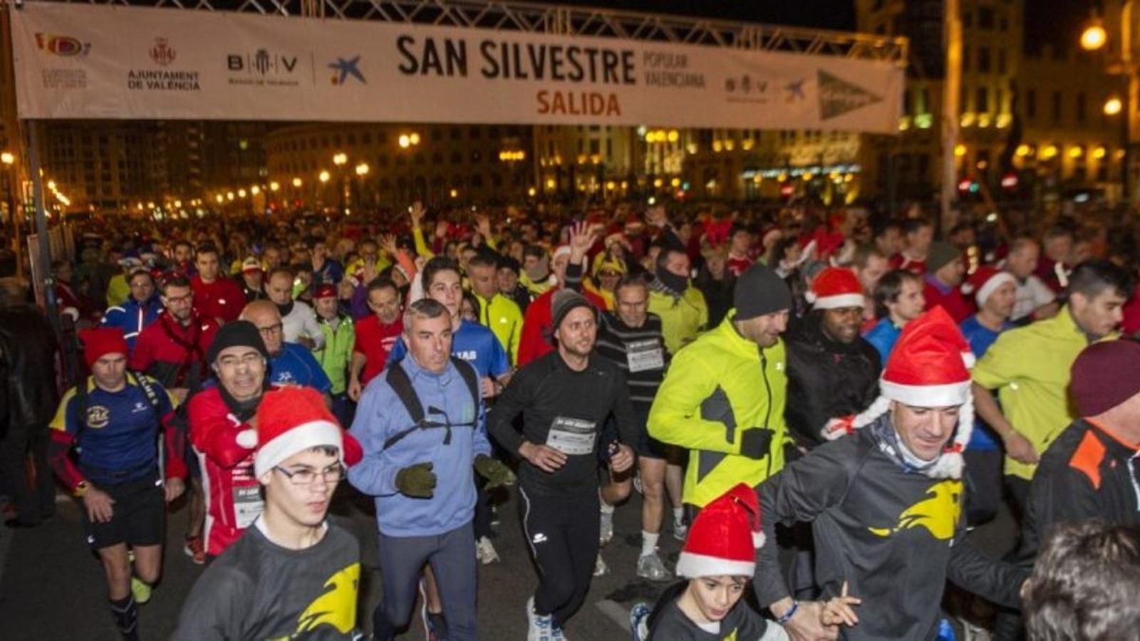 Participants de la Sant Silvestre a 2017.