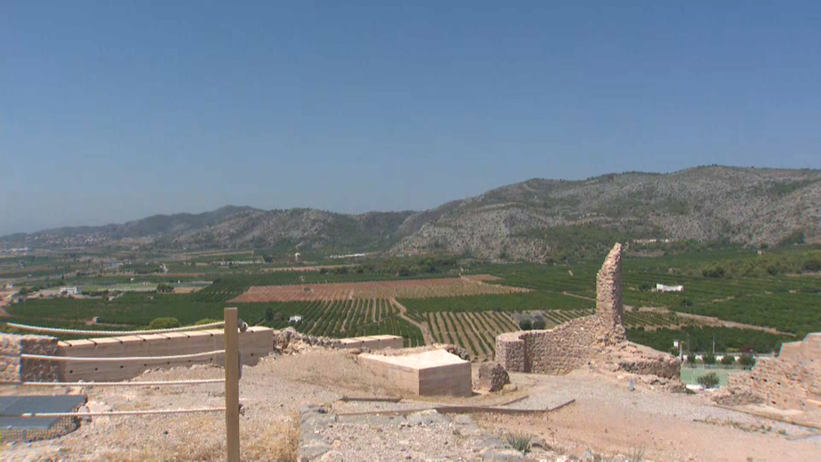 Vistes des del Castell Vell de Castelló