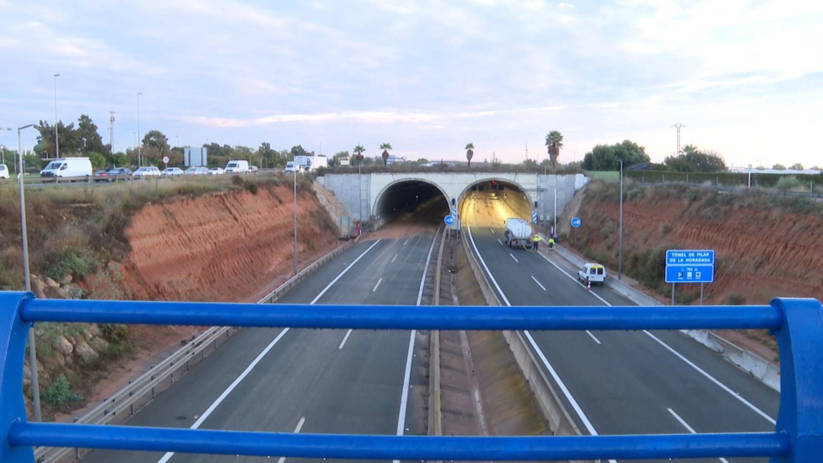 Una tamborinada nega els dos túnels de l'AP-7 a Pilar de la Horadada