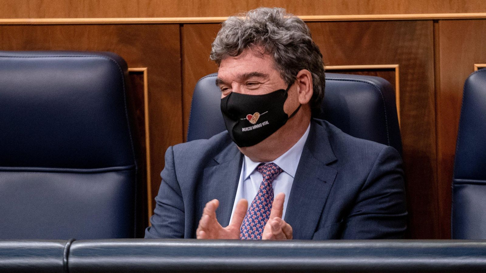 El ministre d'Inclusió, Seguretat Social i Migracions, José Luis Escrivá, en una sessió plenària en el Congrés dels Diputats