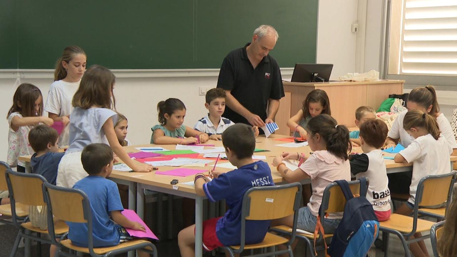 Imatge d'arxiu d'una classe