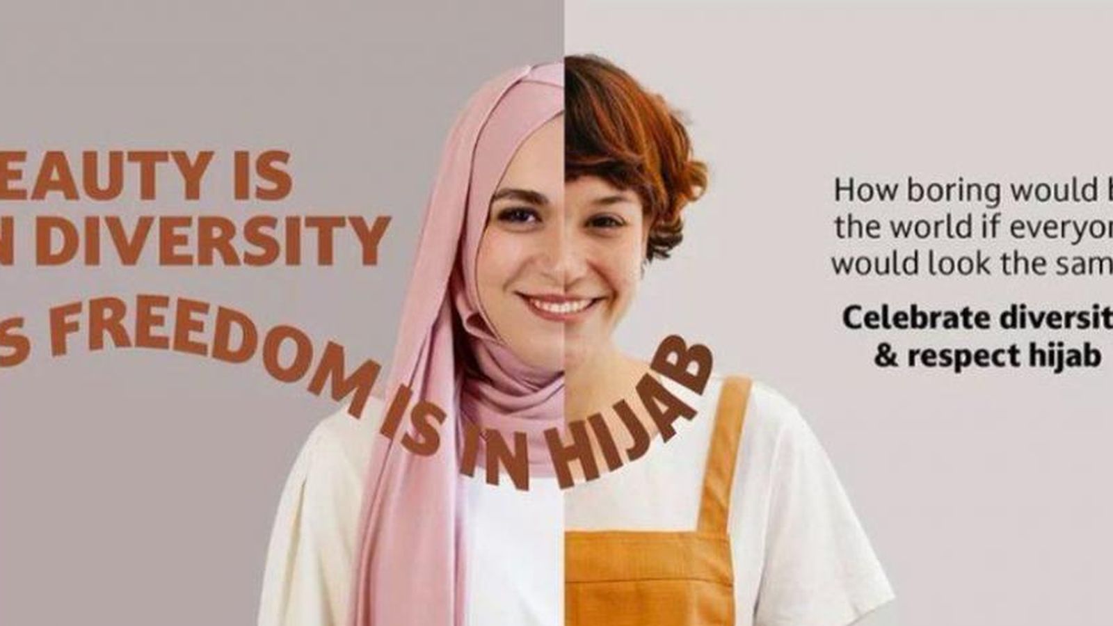 Cartell de la campanya contra la discriminació que ha causat la polèmica