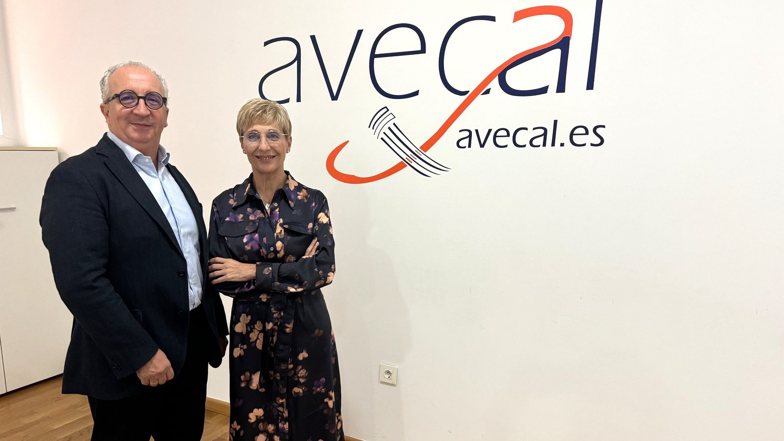 L'empresari Vicente Pastor, nou president de Avecal, al costat de María Ángeles López, nova secretària general de la patronal del calcer