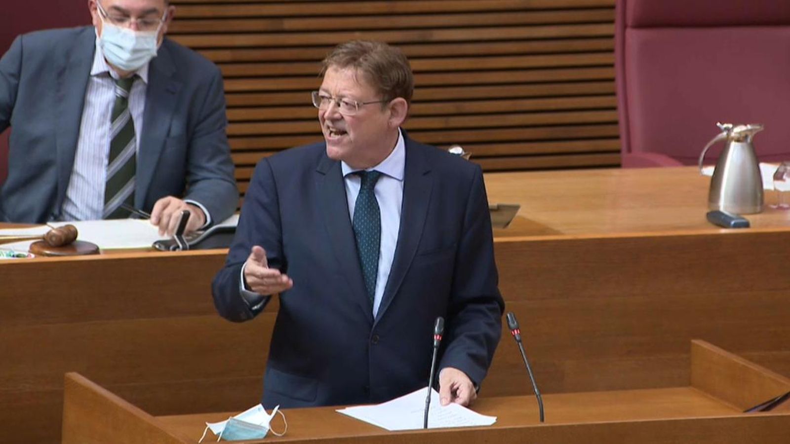 Puig, aquest matí, a les Corts