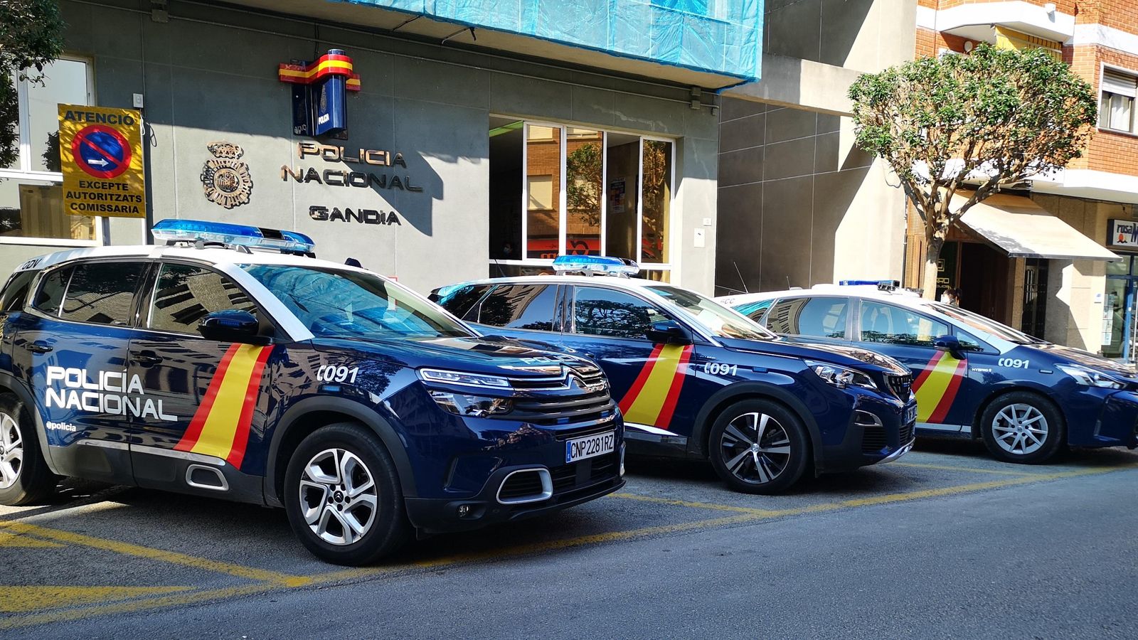 Vehicles de la Policia Nacional, en una imatge d'arxiu