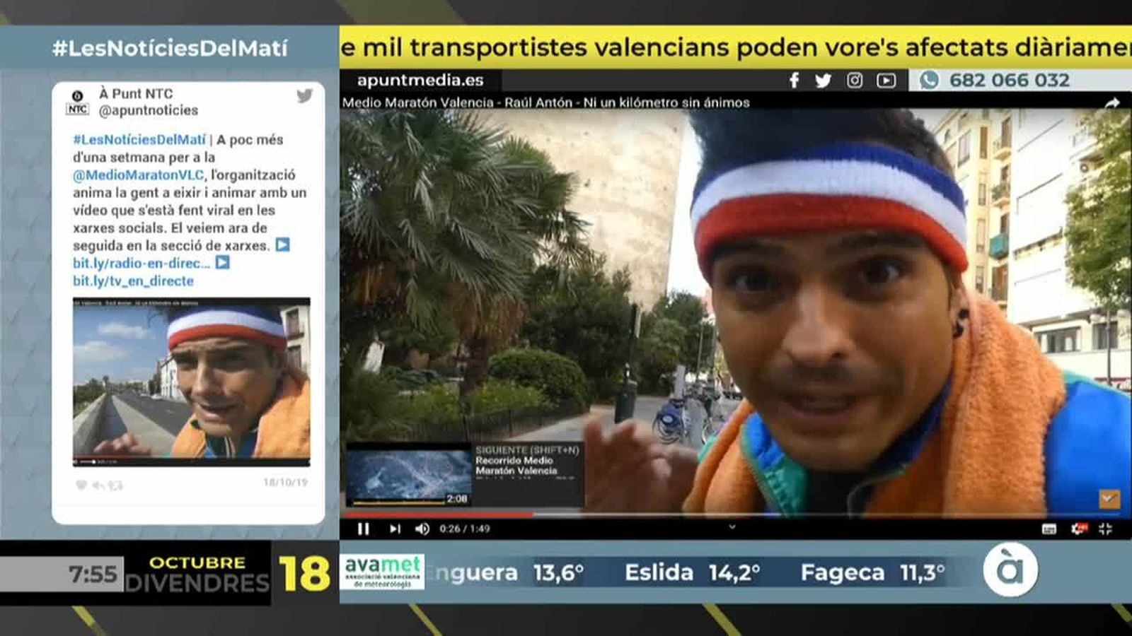 18.10.2019 | Xarxes | NM Consells per a animar en la Mitjà Marató de València