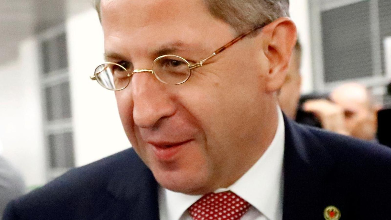 Hans-Georg Maassen, fins ara cap de l'espionatge interior d'Alemanya, en una imatge d'arxiu Hans-Georg Maassen, fins ara cap de l'espionatge interior d'Alemanya, en una imatge d'arxiu