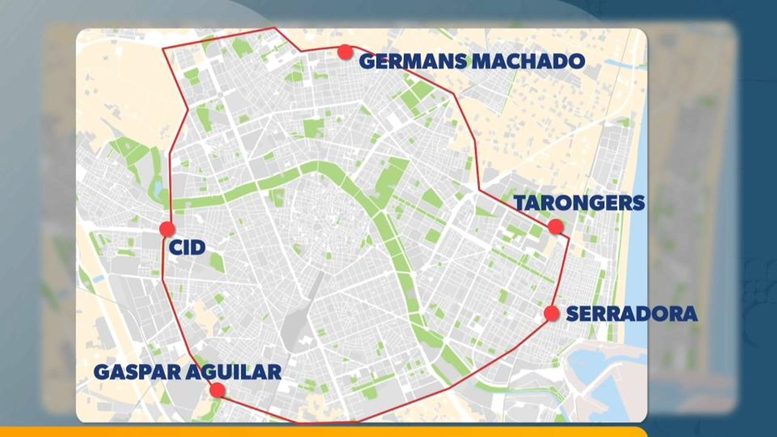 La zona de baixes emissions de València La zona de baixes emissions de València