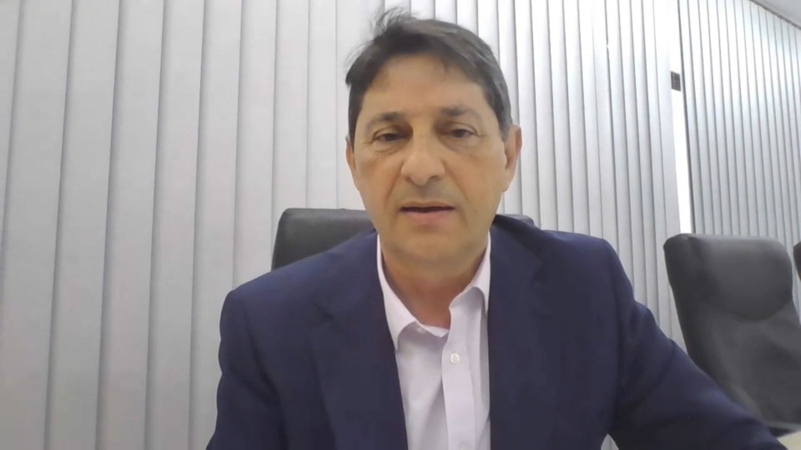 El vipresident de Confecomerç José Luis Beltran en una connexió per videoconferència amb À Punt