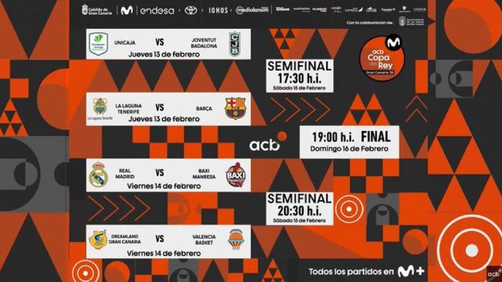 Quadre de la Copa del Rei de bàsquet