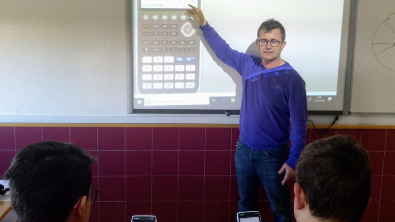 Lluís Bonet, el guanyador de la categoria de docent d'ESO i batxillerat, defén l'ús de la calculadora a l'aula