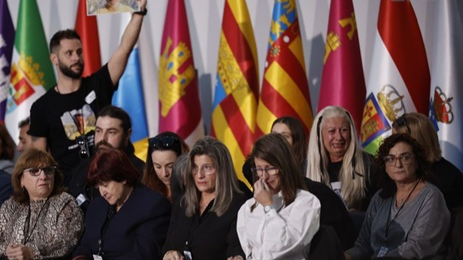 Familiars de les víctimes de la dana en el funeral d'Estat