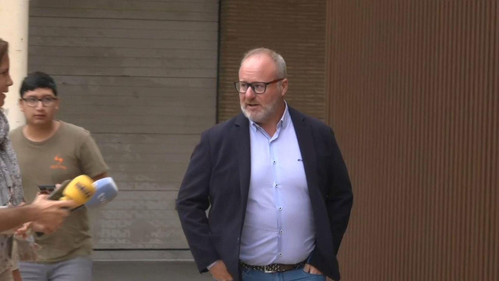 L'arribada de Mascarell als jutjats de Catarroja este dijous