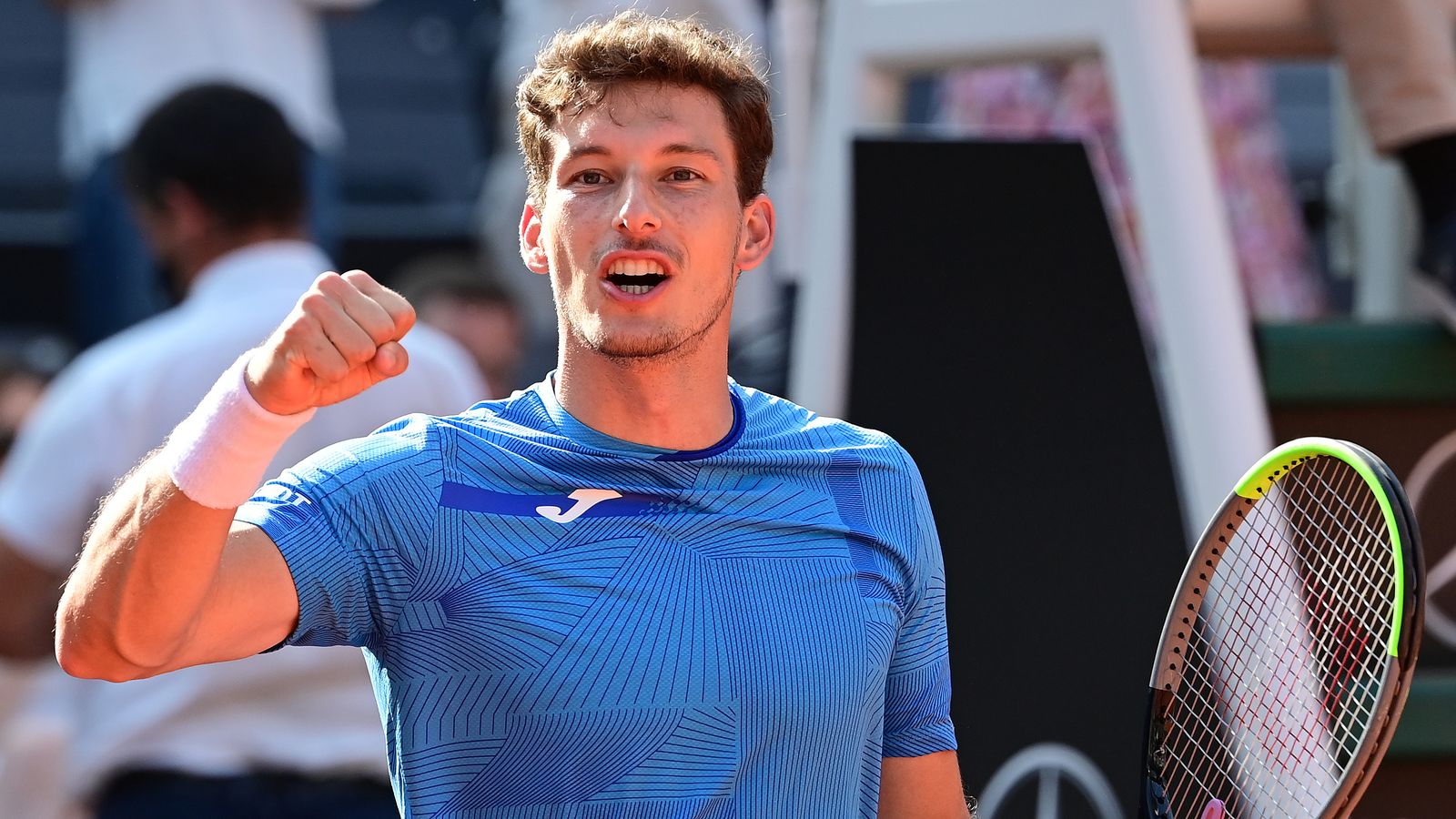 Pablo Carreño celebra un punt