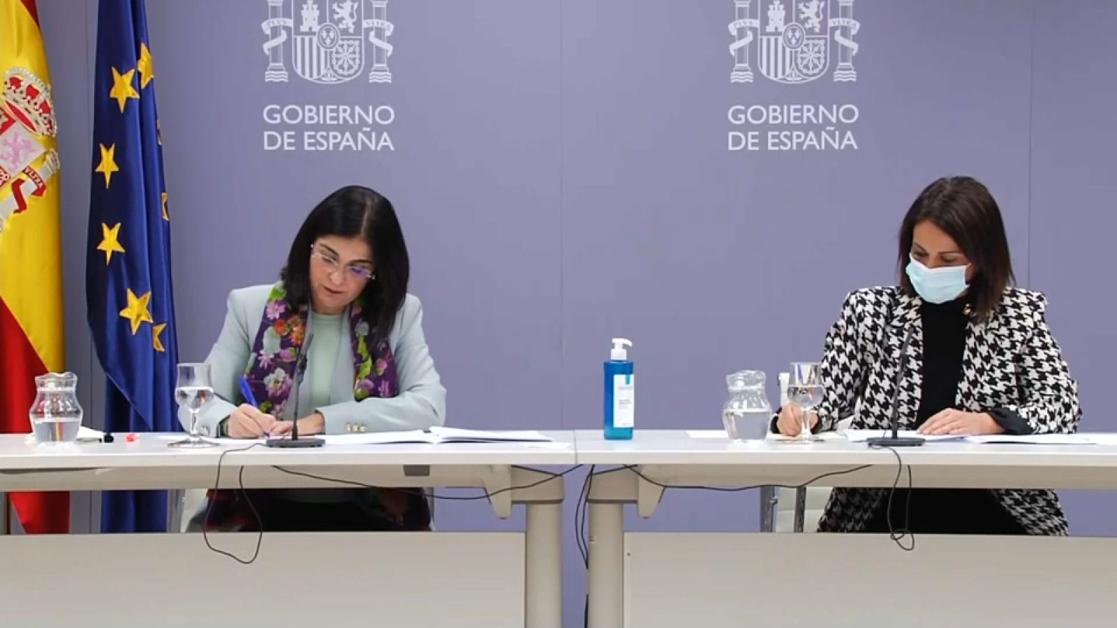 Imatge de la roda de premsa d'aquest dimarts