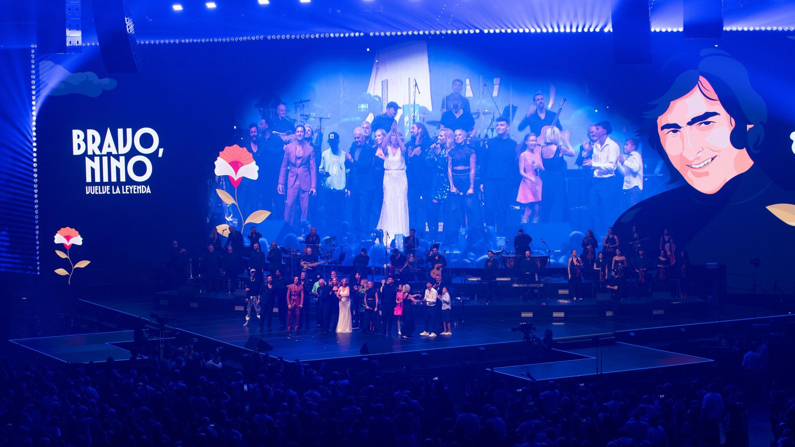 Moments finals del concert Bravo, Nino