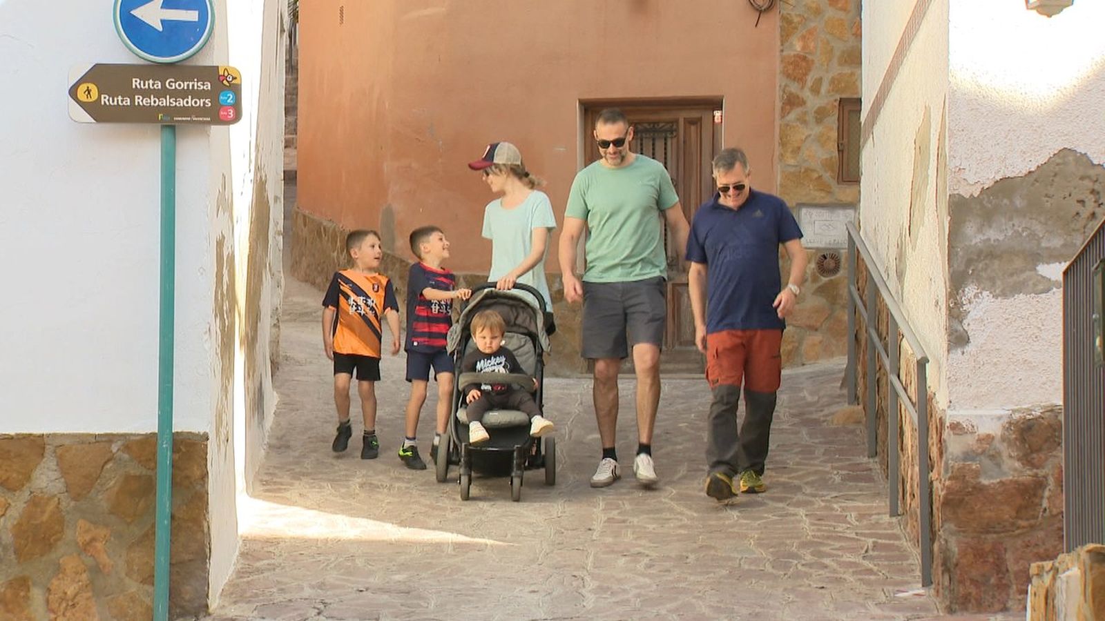 Una família gaudix de les vacances