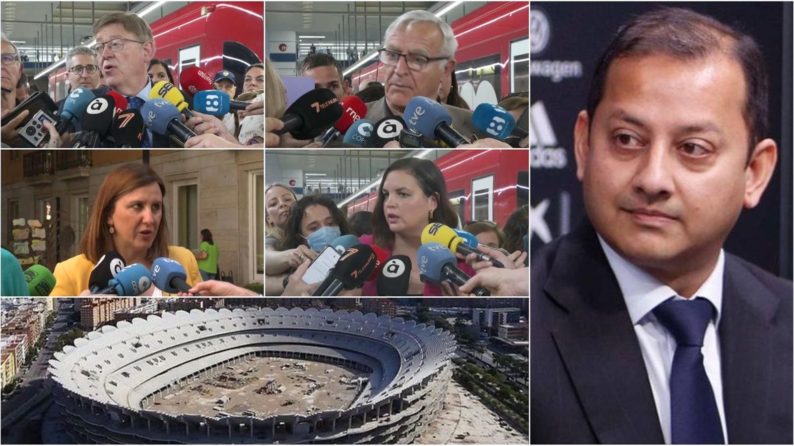 Imatge dels polítics reaccionant als àudios d'Anil Murthy